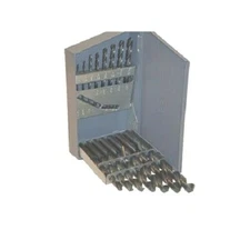 Solid Carbide Drill Bit 13 Piece Set Jobber Length Twist Index 1/16 - 1/4 USA