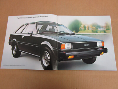 1980 Toyota Corolla sales brochure 30pg ORIGINAL literature | eBay