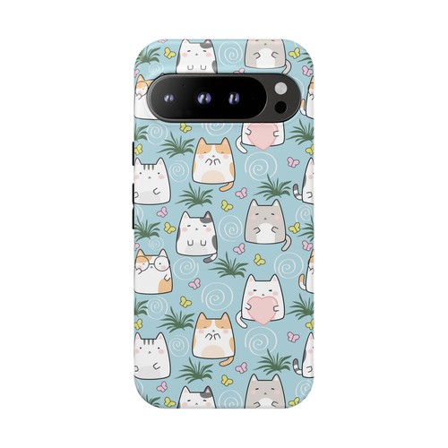 Cute Cat Phone Case, Kawaii Cat Lovers Mobile Cover - 第 147/277 張圖片