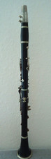Vintage W.R.G. Germany France 2V Kahlert Pilot Black Silver Wood Clarinet-26"