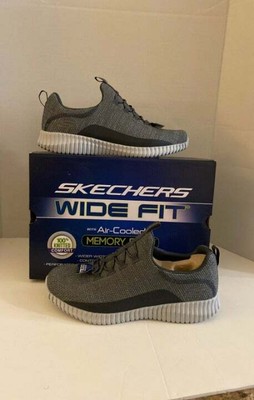 skechers wide fit air cooled memory foam