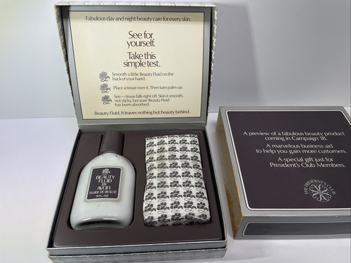 Vintage Avon “1980 Beauty Fluid Presidents Club Preview Kit” FULL 3 fl. oz. - Picture 4 of 10