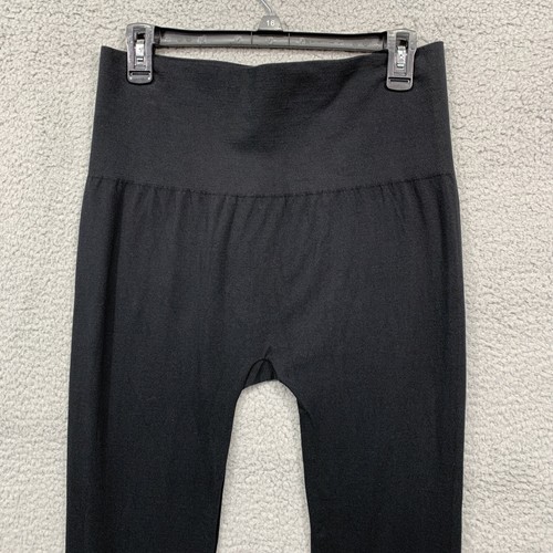 Black Leggings Size Small/Medium Stretch Comfortable Warm Stretch New w/o Tags - Picture 5 of 9