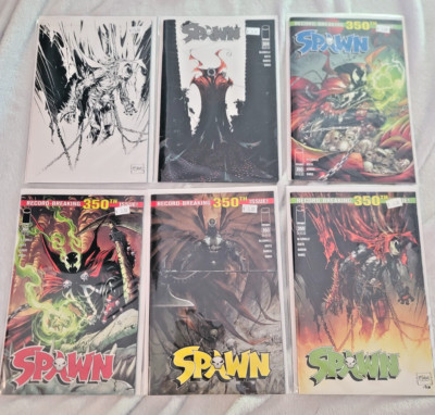 Spawn #350 NM COVER A & VARIANT SET 6 ISSUE LOT MCFARLANE