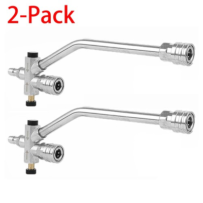 #ad 2PCS Foam Cannon Dual Connector Pressure Washer Foam Blaster 1 4quot;quot; Lance Nozzle $38.99