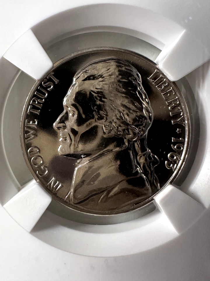 1963 Jefferson Nickel NGC PF69 Proof 5C Brilliant Mirror Finish Gem Proof - Image 3 of 4