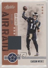 2019 Panini Absolute Air Raid Materials 122/199 Carson Wentz #AR-9 uk2