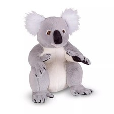 MELISSA  DOUG LIFELIKE PLUSH KOALA STUFFED ANIMAL - GRAY