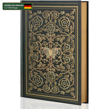 Notizbuch A5 Vintage-Design 224 Seiten 100 g/m² für Büro Schule Schreiben