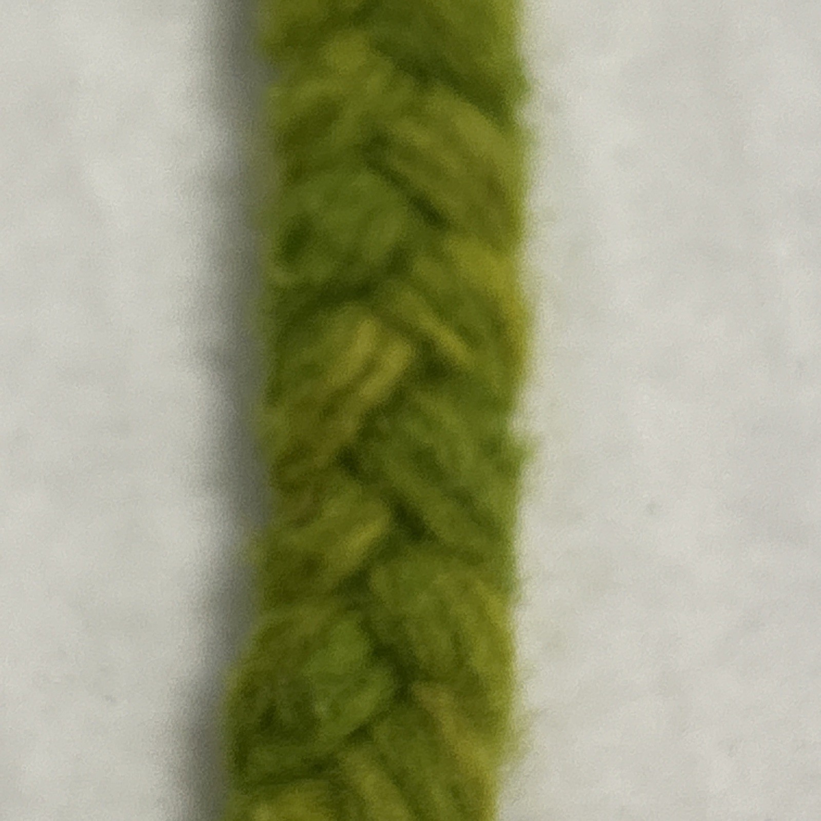 Handmade Green Wool Pouch With String Closure - image 10