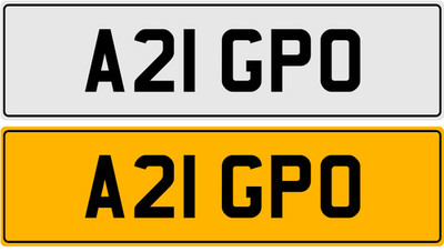 A21 GPO PREFIX GARY GAZ GETHIN PRIVATE NUMBER PLATE REG