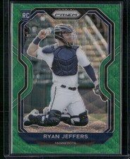 2021 Panini Prizm #30 Ryan Jeffers Green Wave Prizm