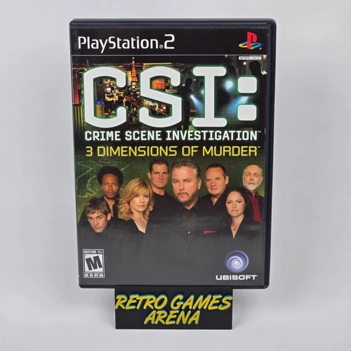 CSI: 3 Dimensions of Murder (PlayStation 2 PS2) CIB COMPLETE