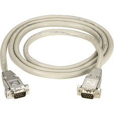 BLACK BOX CORPORATION EDN12H-0005-MM RS232 SHIELDED CABLE - METAL HOOD, DB9 MA