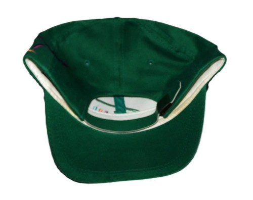 Greg Norman 2 Time The Open Champion Green Shark 90s Baseball Hat + Signed Ball - Picture 4 of 10