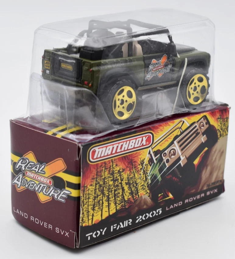 Matchbox Superfast Land Rover SVX green. 2005 Toy Fair. Box - Image 2 of 3