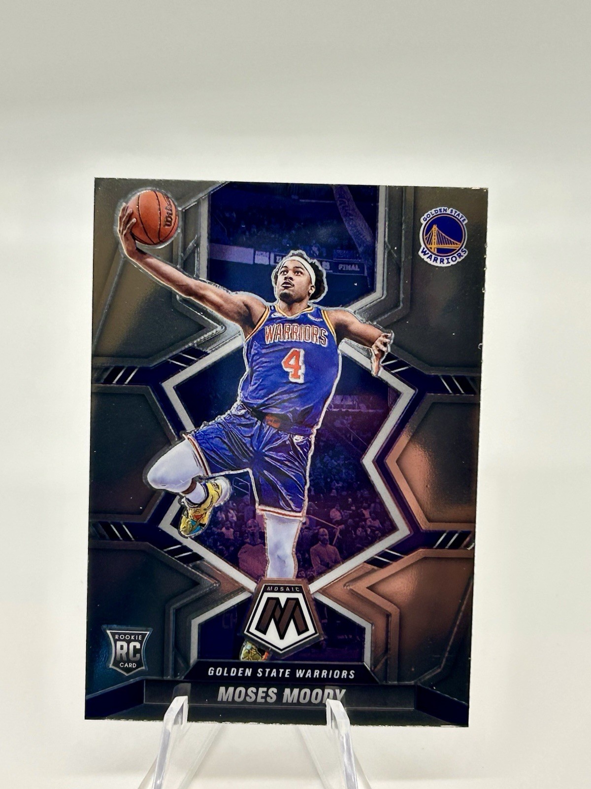 2021-22 Mosaic Moses Moody #211 RC - Golden State Warriors