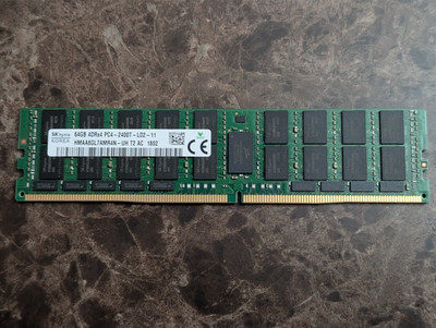 SK Hynix 64GB Pc4-2400T - LD2 - 11 - HMAA8GL7MMR4N-UH DDR4 SDRAM Memory 