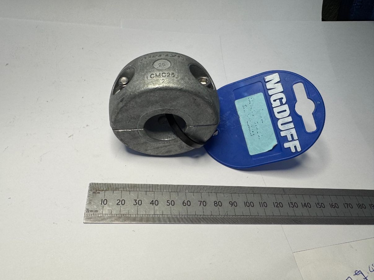 MARINE MG Duff Martyr Zinc Shaft Collar Anode CMC25