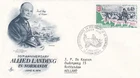 SA23b France 1974 to Rotterdam, Netherlands, 30th Anniv Allies in Normandy FDC