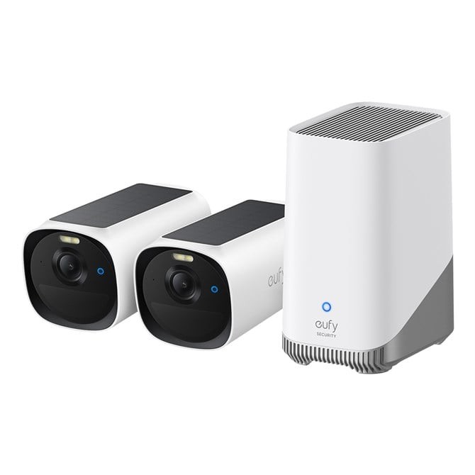 Eufy eufyCam E40 2-Cam Kit + HomeBase S380 Bullet IP Security Camera Outdoor 268