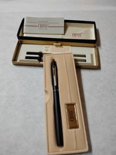 VTG Cross Classic Century Black 2505 Selectip Rollerball Pen GE Emblem USA 1