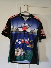Louis Garneau Hawaii Bodensee 2004 Graphic Logo Mens Polyester Bicycle Jersey M
