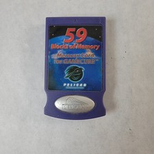 Memory Card GameCube 59 Blocks Of Memory Pelican Accessories Blue Base