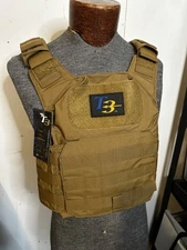 NEW T3 Tomahawk Plate Carrier Coyote Chest Rig