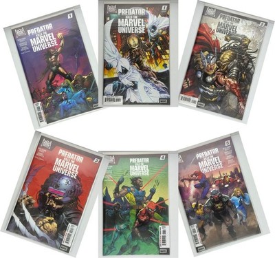 Predator Kills The Marvel Universe #1-5 Complete Set + Bonus #1 Variant Lot
