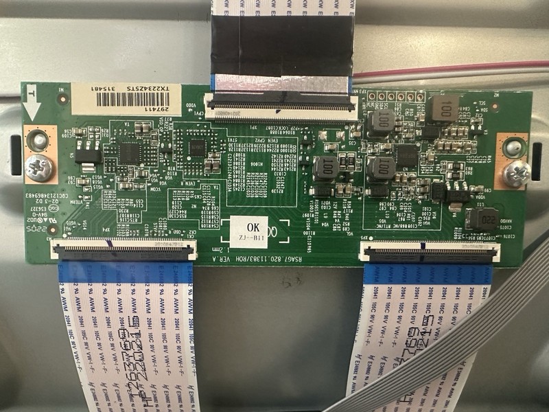 Hisense T-Con Board RSAG7.820.11383 75A6H 75” TV Timing Control LVDS