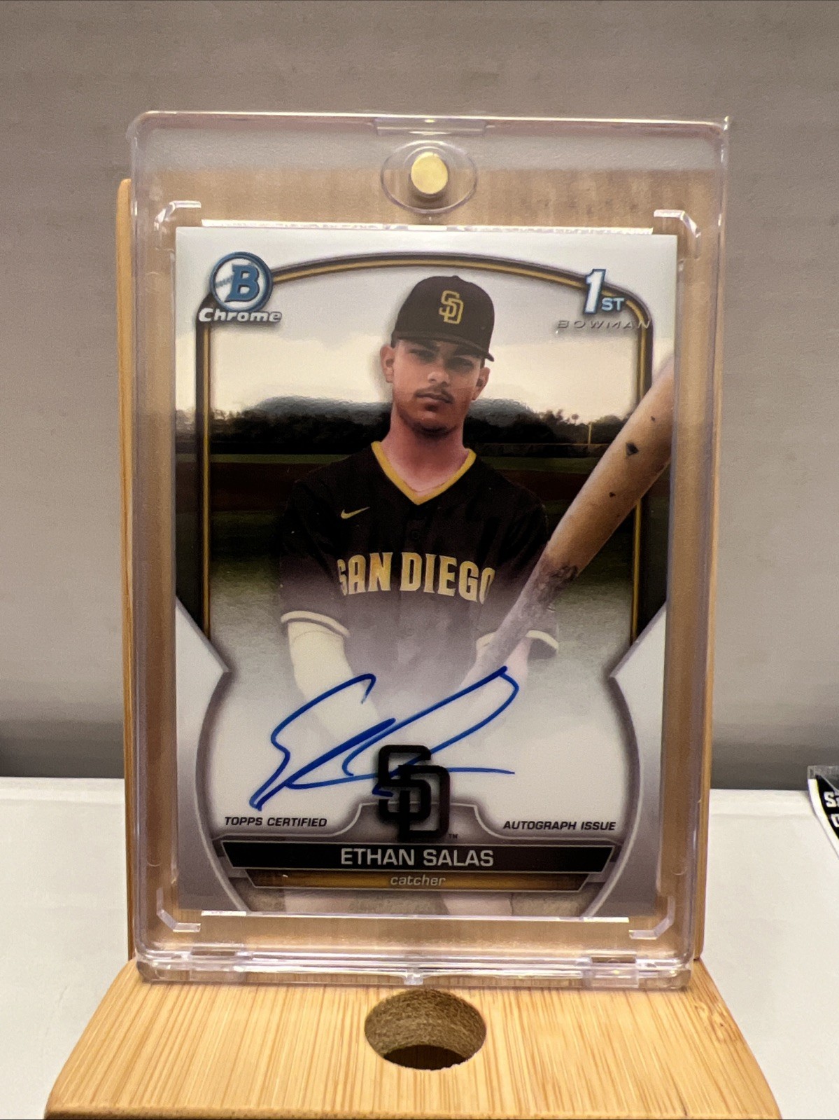 Ethan Salas 2023 Bowman Chrome #CPA-ESS Prospect Auto (1st) Price