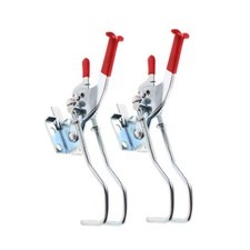2X 771lbs Adjustable Draw Latch Galvanized Iron Hook Bolt Self-lock Toggle Clamp
