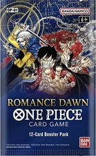 Bandai One Piece Trading Cards - Romance Dawn OP-01 - PACK (12 Cards) - Sealed