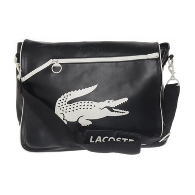 Original Lacoste Umhängetasche Sporttasche schwarz 43cm  Germany