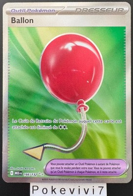 Pokemon Karte BALLON 166/132 Full Art FA Mega-Evolution MEG FR NEU