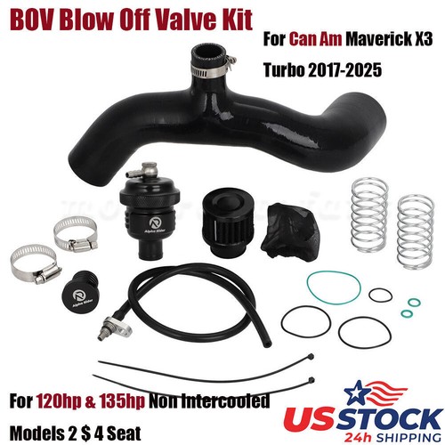 BOV Blow Off Valve Kit For Can-Am Maverick X3 120HP 135HP 2017-25 Turbo Upgrade