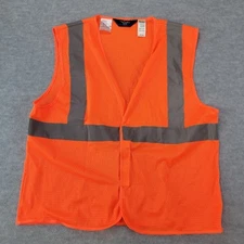 Walls Vest Work Wear Class 2 Level 2 Orange 3M Safety Reflective Men's Medium