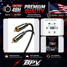 Digital Coaxial Audio Cable 3.3ft RCA Male to Male S/PDIF Subwoofer