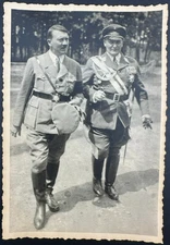 Photograph from the 1940s, German SS commander during World War II