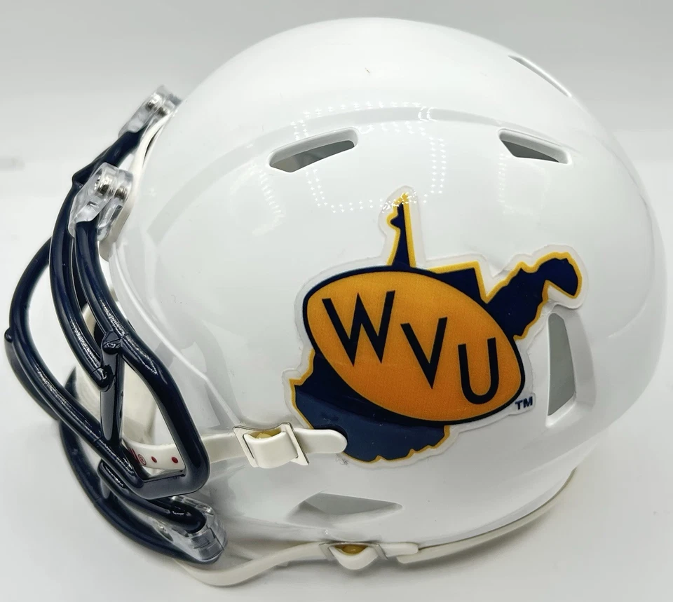 Pat McAfee Signed West Virginia Mountaineers Mini Helmet Autographed JSA COA - Image 4 of 4