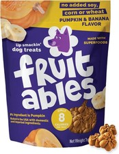 Fruitables Baked Dog Treats, Healthy Pumpkin Treat for Dogs, Low Calorie 7oz