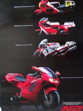Poster Honda NR 750 RC40, NR 500 100x70