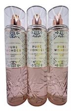 Bath  Body Works Pure Wonder Fine Fragrance Mist Body Spray 8 oz x3