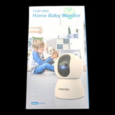 FEBFOXS Home Baby Monitor Security Camera Model XM628 New Box Open
