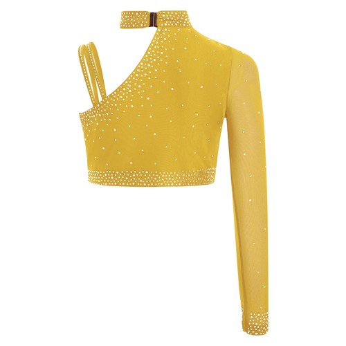 Kids Girls Crop Top With Shorts Gymnastic Outfits Fitness Tracksuit Dance Gym - Picture 66 of 90