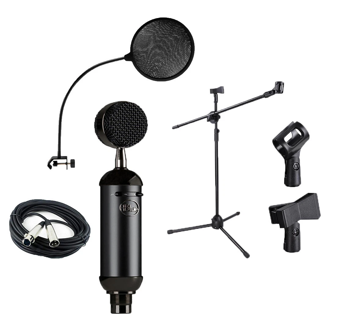 Blue Blackout Spark SL,Mic Stand,Mic Clip,XLR cable and Pop Filter