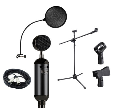 Blue Blackout Spark SL,Mic Stand,Mic Clip,XLR cable and Pop Filter-AUTHORIZED