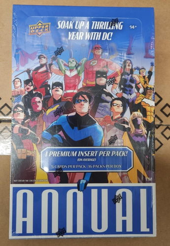 2023-24 UPPER DECK MARVEL DC ANNUAL - FACTORY SEALED - HOBBY BOX ---