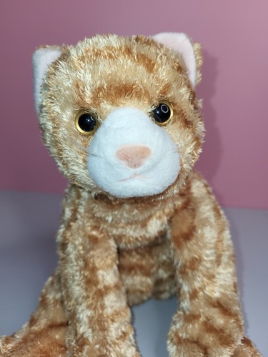 TY BEANIE BUDDY Cat KITTY ORANGE TABBY APRICOT 2004 13" PLUSH - Picture 2 of 12